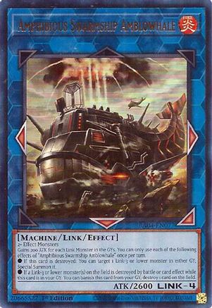 Amphibious Swarmship Amblowhale (UR) (RA04-EN077) - Quarter Century Stampede 1st Edition Quarter Century Stampede Yugioh Single  Squirtle Squad Card Shop.