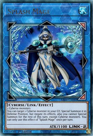 Splash Mage (PUR) (RA04-EN080) - Quarter Century Stampede 1st Edition Quarter Century Stampede Yugioh Single  Squirtle Squad Card Shop.