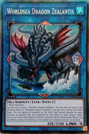 Worldsea Dragon Zealantis (PCR) (RA04-EN082) - Quarter Century Stampede 1st Edition Quarter Century Stampede Yugioh Single  Squirtle Squad Card Shop.