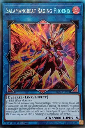 Salamangreat Raging Phoenix (PCR) (RA04-EN083) - Quarter Century Stampede 1st Edition Quarter Century Stampede Yugioh Single  Squirtle Squad Card Shop.