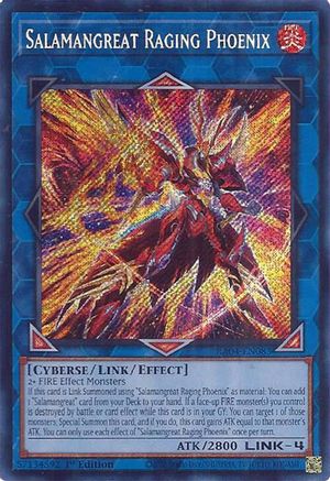 Salamangreat Raging Phoenix (Secret Rare) (RA04-EN083) - Quarter Century Stampede 1st Edition Quarter Century Stampede Yugioh Single  Squirtle Squad Card Shop.