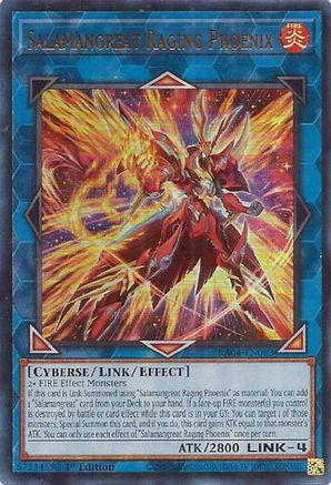 Salamangreat Raging Phoenix (UR) (RA04-EN083) - Quarter Century Stampede 1st Edition Quarter Century Stampede Yugioh Single  Squirtle Squad Card Shop.