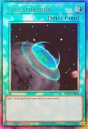 Terraforming (PUR) (RA04-EN084) - Quarter Century Stampede 1st Edition Quarter Century Stampede Yugioh Single  Squirtle Squad Card Shop.
