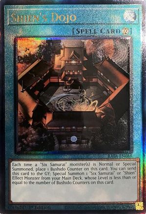Shien's Dojo (PUR) (RA04-EN088) - Quarter Century Stampede 1st Edition Quarter Century Stampede Yugioh Single  Squirtle Squad Card Shop.