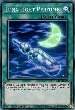 Luna Light Perfume (PCR) (RA04-EN090) - Quarter Century Stampede 1st Edition Quarter Century Stampede Yugioh Single  Squirtle Squad Card Shop.