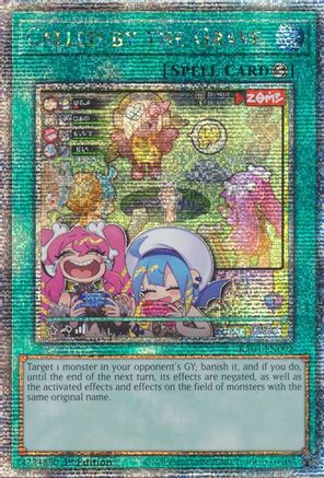 Called by the Grave (New Art) (Quarter Century Secret Rare) (RA04-EN092) - Quarter Century Stampede 1st Edition Quarter Century Stampede Yugioh Single  Squirtle Squad Card Shop.