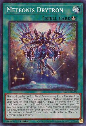 Meteonis Drytron (RA04-EN096) - Quarter Century Stampede 1st Edition Quarter Century Stampede Yugioh Single  Squirtle Squad Card Shop.