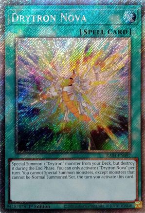Drytron Nova (Platinum Secret Rare) (RA04-EN097) - Quarter Century Stampede 1st Edition Quarter Century Stampede Yugioh Single  Squirtle Squad Card Shop.