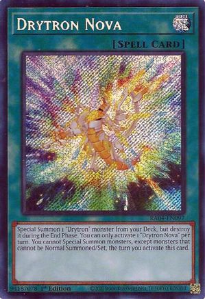 Drytron Nova (Secret Rare) (RA04-EN097) - Quarter Century Stampede 1st Edition Quarter Century Stampede Yugioh Single  Squirtle Squad Card Shop.