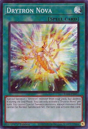 Drytron Nova (RA04-EN097) - Quarter Century Stampede 1st Edition Quarter Century Stampede Yugioh Single  Squirtle Squad Card Shop.