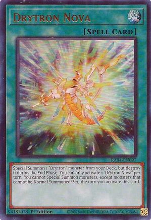 Drytron Nova (UR) (RA04-EN097) - Quarter Century Stampede 1st Edition Quarter Century Stampede Yugioh Single  Squirtle Squad Card Shop.