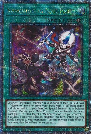 Mementotlan Bone Party (Quarter Century Secret Rare) (RA04-EN099) - Quarter Century Stampede 1st Edition Quarter Century Stampede Yugioh Single  Squirtle Squad Card Shop.