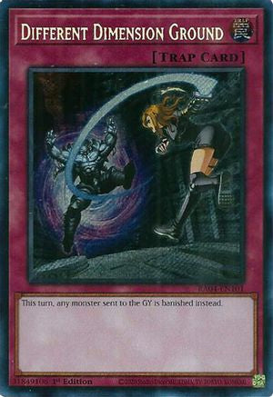 Different Dimension Ground (Secret Rare) (RA04-EN101) - Quarter Century Stampede 1st Edition Quarter Century Stampede Yugioh Single  Squirtle Squad Card Shop.