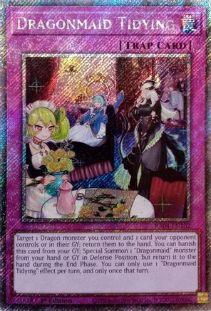 Dragonmaid Tidying (Platinum Secret Rare) (RA04-EN102) - Quarter Century Stampede 1st Edition Quarter Century Stampede Yugioh Single  Squirtle Squad Card Shop.