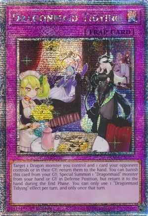 Dragonmaid Tidying (Quarter Century Secret Rare) (RA04-EN102) - Quarter Century Stampede 1st Edition Quarter Century Stampede Yugioh Single  Squirtle Squad Card Shop.
