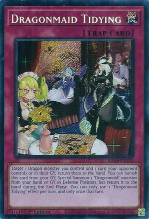 Dragonmaid Tidying (Secret Rare) (RA04-EN102) - Quarter Century Stampede 1st Edition Quarter Century Stampede Yugioh Single  Squirtle Squad Card Shop.