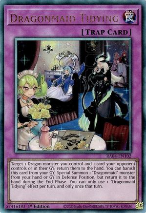 Dragonmaid Tidying (PUR) (RA04-EN102) - Quarter Century Stampede 1st Edition Quarter Century Stampede Yugioh Single  Squirtle Squad Card Shop.