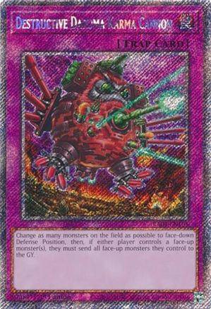 Destructive Daruma Karma Cannon (Platinum Secret Rare) (RA04-EN103) - Quarter Century Stampede 1st Edition Quarter Century Stampede Yugioh Single  Squirtle Squad Card Shop.