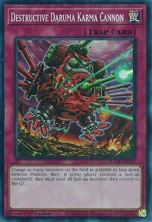 Destructive Daruma Karma Cannon (RA04-EN103) - Quarter Century Stampede 1st Edition Quarter Century Stampede Yugioh Single  Squirtle Squad Card Shop.