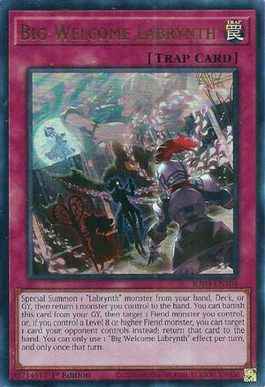 Big Welcome Labrynth (UR) (RA04-EN104) - Quarter Century Stampede 1st Edition Quarter Century Stampede Yugioh Single  Squirtle Squad Card Shop.