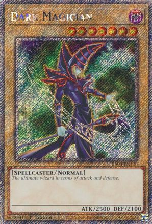 Dark Magician (6th Art) (Platinum Secret Rare) (RA04-EN106) - Quarter Century Stampede 1st Edition Quarter Century Stampede Yugioh Single  Squirtle Squad Card Shop.