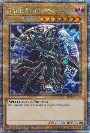 Dark Magician (7th Art) (Quarter Century Secret Rare) (RA04-EN106) - Quarter Century Stampede 1st Edition Quarter Century Stampede Yugioh Single  Squirtle Squad Card Shop.