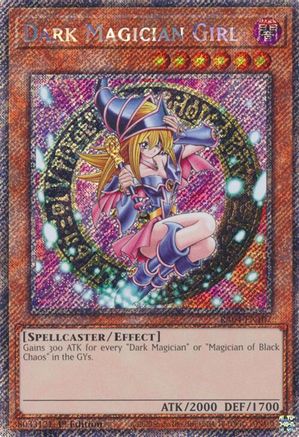 Dark Magician Girl (3rd Art) (Platinum Secret Rare) (RA04-EN107) - Quarter Century Stampede 1st Edition Quarter Century Stampede Yugioh Single  Squirtle Squad Card Shop.