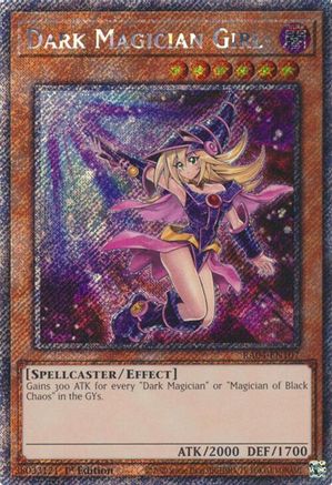 Dark Magician Girl (7th Art) (Platinum Secret Rare) (RA04-EN107) - Quarter Century Stampede 1st Edition Quarter Century Stampede Yugioh Single  Squirtle Squad Card Shop.