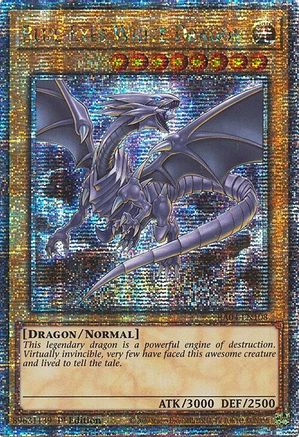 Blue-Eyes White Dragon (8th Art) (Quarter Century Secret Rare) (RA04-EN108) - Quarter Century Stampede 1st Edition Quarter Century Stampede Yugioh Single  Squirtle Squad Card Shop.