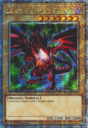 Red-Eyes Black Dragon (4th Art) (Quarter Century Secret Rare) (RA04-EN109) - Quarter Century Stampede 1st Edition Quarter Century Stampede Yugioh Single  Squirtle Squad Card Shop.