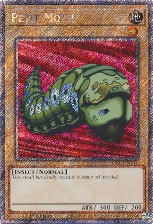 Petit Moth (Platinum Secret Rare) (RA04-EN111) - Quarter Century Stampede 1st Edition Quarter Century Stampede Yugioh Single  Squirtle Squad Card Shop.