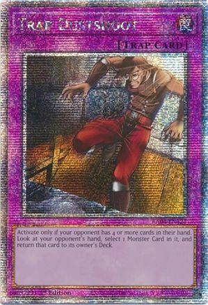 Trap Dustshoot (Quarter Century Secret Rare) (RA04-EN121) - Quarter Century Stampede 1st Edition Quarter Century Stampede Yugioh Single  Squirtle Squad Card Shop.