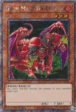 Gren Maju Da Eiza (Platinum Secret Rare) (RA04-EN124) - Quarter Century Stampede 1st Edition Quarter Century Stampede Yugioh Single  Squirtle Squad Card Shop.
