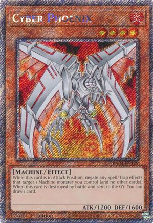 Cyber Phoenix (Platinum Secret Rare) (RA04-EN129) - Quarter Century Stampede 1st Edition Quarter Century Stampede Yugioh Single  Squirtle Squad Card Shop.