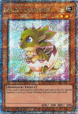 Babycerasaurus (Quarter Century Secret Rare) (RA04-EN131) - Quarter Century Stampede 1st Edition Quarter Century Stampede Yugioh Single  Squirtle Squad Card Shop.