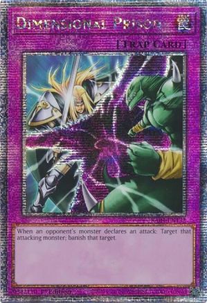 Dimensional Prison (Quarter Century Secret Rare) (RA04-EN132) - Quarter Century Stampede 1st Edition Quarter Century Stampede Yugioh Single  Squirtle Squad Card Shop.