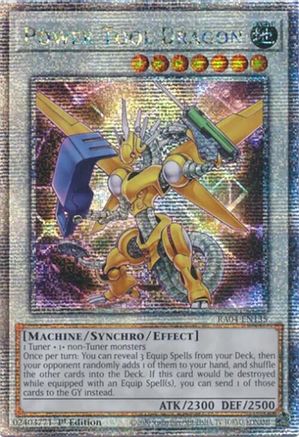 Power Tool Dragon (Quarter Century Secret Rare) (RA04-EN135) - Quarter Century Stampede 1st Edition Quarter Century Stampede Yugioh Single  Squirtle Squad Card Shop.