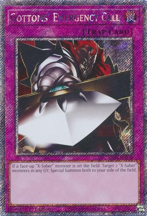 Gottoms' Emergency Call (Platinum Secret Rare) (RA04-EN138) - Quarter Century Stampede 1st Edition Quarter Century Stampede Yugioh Single  Squirtle Squad Card Shop.