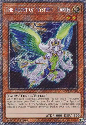 The Agent of Mystery - Earth (Platinum Secret Rare) (RA04-EN146) - Quarter Century Stampede 1st Edition Quarter Century Stampede Yugioh Single  Squirtle Squad Card Shop.