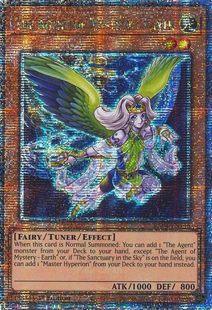 The Agent of Mystery - Earth (Quarter Century Secret Rare) (RA04-EN146) - Quarter Century Stampede 1st Edition Quarter Century Stampede Yugioh Single  Squirtle Squad Card Shop.
