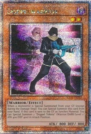 Doppelwarrior (Quarter Century Secret Rare) (RA04-EN147) - Quarter Century Stampede 1st Edition Quarter Century Stampede Yugioh Single  Squirtle Squad Card Shop.