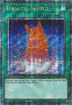 Terminal World (Quarter Century Secret Rare) (RA04-EN148) - Quarter Century Stampede 1st Edition Quarter Century Stampede Yugioh Single  Squirtle Squad Card Shop.