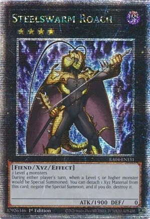 Steelswarm Roach (Quarter Century Secret Rare) (RA04-EN151) - Quarter Century Stampede 1st Edition Quarter Century Stampede Yugioh Single  Squirtle Squad Card Shop.
