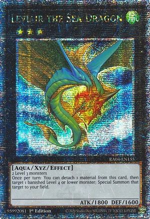 Leviair the Sea Dragon (Quarter Century Secret Rare) (RA04-EN155) - Quarter Century Stampede 1st Edition Quarter Century Stampede Yugioh Single  Squirtle Squad Card Shop.