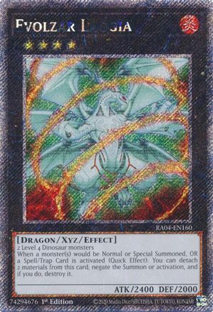 Evolzar Laggia (Platinum Secret Rare) (RA04-EN160) - Quarter Century Stampede 1st Edition Quarter Century Stampede Yugioh Single  Squirtle Squad Card Shop.