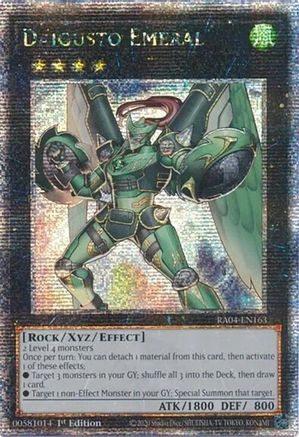 Daigusto Emeral (Quarter Century Secret Rare) (RA04-EN163) - Quarter Century Stampede 1st Edition Quarter Century Stampede Yugioh Single  Squirtle Squad Card Shop.