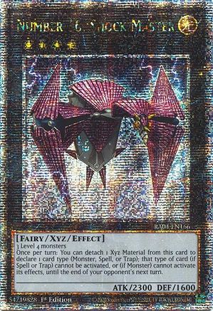 Number 16: Shock Master (Quarter Century Secret Rare) (RA04-EN166) - Quarter Century Stampede 1st Edition Quarter Century Stampede Yugioh Single  Squirtle Squad Card Shop.
