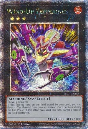 Wind-Up Zenmaines (Quarter Century Secret Rare) (RA04-EN168) - Quarter Century Stampede 1st Edition Quarter Century Stampede Yugioh Single  Squirtle Squad Card Shop.