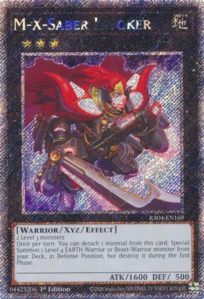 M-X-Saber Invoker (Platinum Secret Rare) (RA04-EN169) - Quarter Century Stampede 1st Edition Quarter Century Stampede Yugioh Single  Squirtle Squad Card Shop.