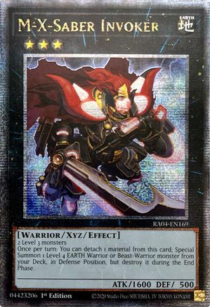 M-X-Saber Invoker (Quarter Century Secret Rare) (RA04-EN169) - Quarter Century Stampede 1st Edition Quarter Century Stampede Yugioh Single  Squirtle Squad Card Shop.